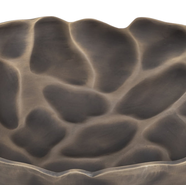 Atlas Maynard Bowl - Stunning Textured Bronze Decorative Accent for Modern Living Spaces & Table Styling AC11467-01