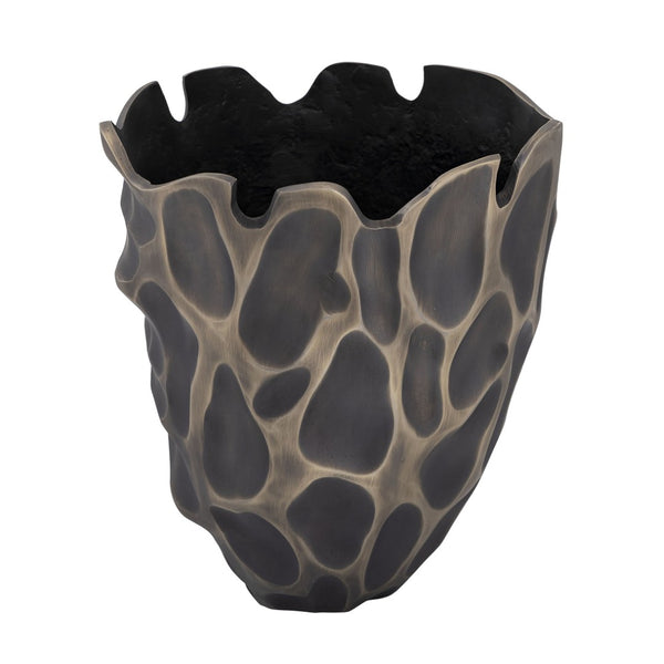 Atlas Maynard Vase - Sculptural Bronze Decorative Piece for Elegant Floral Displays & Home Décor Accents AC11468-01