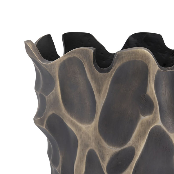 Atlas Maynard Vase - Sculptural Bronze Decorative Piece for Elegant Floral Displays & Home Décor Accents AC11468-01