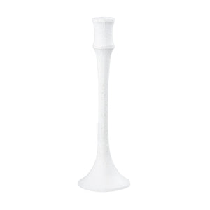 Atlas Miro Candleholder Set of 2 - Sculptural Plaster White Accents for Elegant Taper Candle Displays AC11482-01S