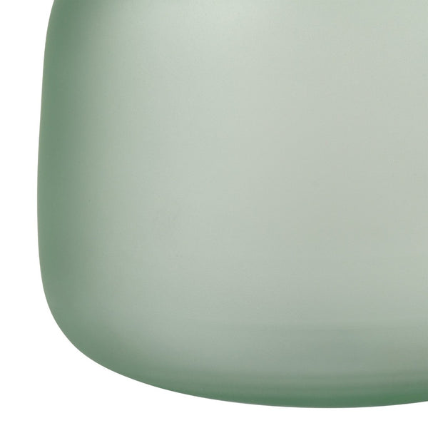 Atlas Moffat Art Glass Bottle - Elegant Tapered Design for Modern Home Decor and Chic Bud Vases Frosted Seafoam AC11483-01