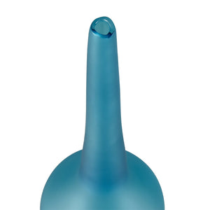 Atlas Moffat Art Glass Bottle - Elegant Tapered Design for Modern Home Decor and Chic Bud Vases Frosted Turquoise AC11483-03