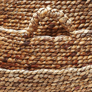 Atlas Natural Low Rise Baskets Set - 3 Handwoven Nesting Storage Bins for Stylish Home Organization AC11494-01S