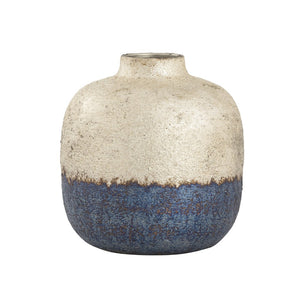Atlas Neal Vase - Sculptural Metal Accent with Vintage Character for Modern and Eclectic Interiors Small Silver AC11495-01