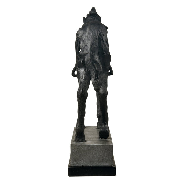 Atlas Noble Sculpture - Timeless Aged Black Horse Accent for Elegant Home Decor & Stylish Displays AC11499-01