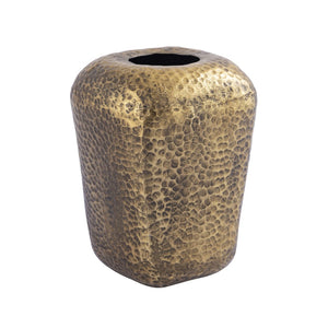 Atlas Organic Vases Set of 2 - Hammered Aged Brass, Artisanal Design for Stylish Home Décor & Accents AC11515-01S