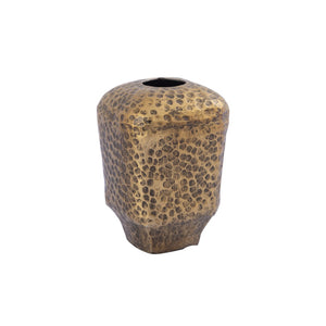 Atlas Organic Vases Set of 2 - Hammered Aged Brass, Artisanal Design for Stylish Home Décor & Accents AC11515-01S