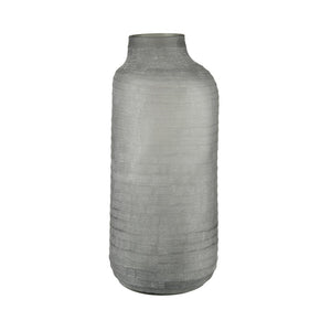 Atlas Otto Vase - Elegant Frosted Glass Sculpture for Coastal and Minimalist Home Decor Centerpieces Large AC11519-01