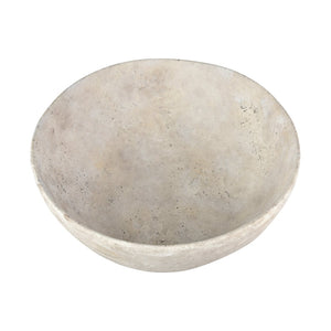 Atlas Pantheon Bowl - Timeless Aged White Centerpiece for Home Decor, Display Arrangements & More AC11525-01