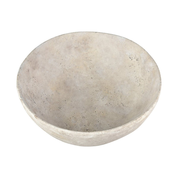 Atlas Pantheon Bowl - Timeless Aged White Centerpiece for Home Decor, Display Arrangements & More AC11525-01