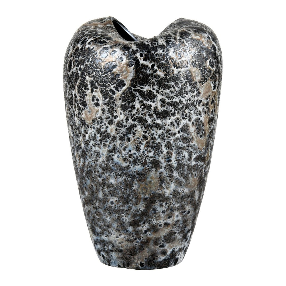 Atlas Pedraza Vase - Hand-Blown Glass with Elegant Marbled Finish for Modern Home Decor and Displays Small AC11533-01