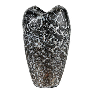 Atlas Pedraza Vase - Hand-Blown Glass with Elegant Marbled Finish for Modern Home Decor and Displays Large AC11533-02
