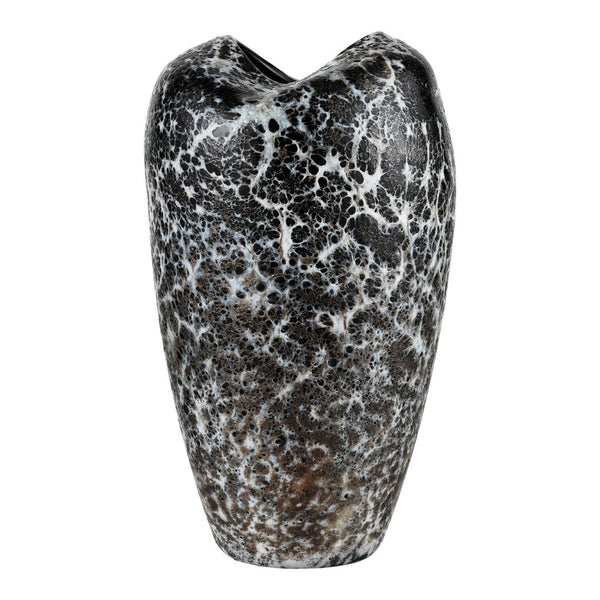 Atlas Pedraza Vase - Hand-Blown Glass with Elegant Marbled Finish for Modern Home Decor and Displays Large AC11533-02