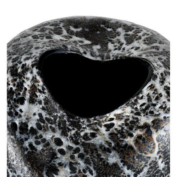 Atlas Pedraza Vase - Hand-Blown Glass with Elegant Marbled Finish for Modern Home Decor and Displays Large AC11533-02