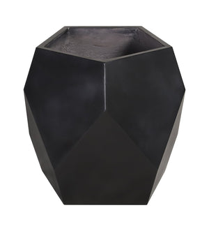 Atlas Polygon Planter - Modern Matte Black Concrete Planter for Indoor/Outdoor Large Plants & Decor AC11538-01