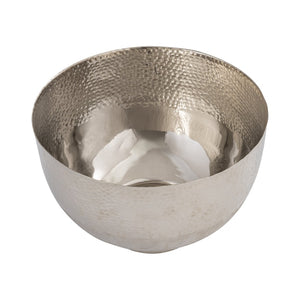Atlas Pratt Bowl - Handcrafted Silver Decorative Accent for Modern & Classic Interiors, 13" Diameter AC11540-01