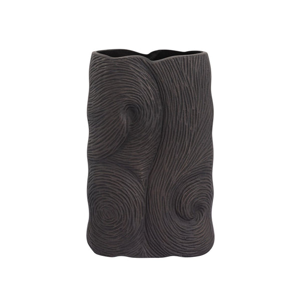 Atlas Ragan Vase Set of 2 - Sculptural Metal Vases in Oil Rubbed Bronze for Modern Home Decor & Centerpieces AC11546-01S