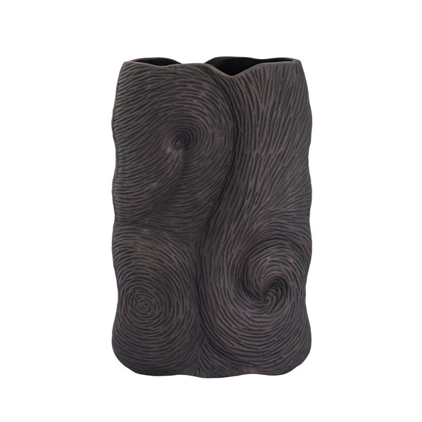 Atlas Ragan Vase Set of 2 - Sculptural Metal Vases in Oil Rubbed Bronze for Modern Home Decor & Centerpieces AC11546-01S