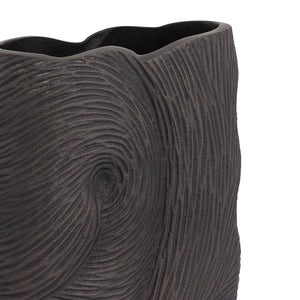 Atlas Ragan Vase Set of 2 - Sculptural Metal Vases in Oil Rubbed Bronze for Modern Home Decor & Centerpieces AC11546-01S
