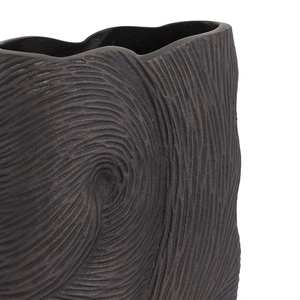 Atlas Ragan Vase Set of 2 - Sculptural Metal Vases in Oil Rubbed Bronze for Modern Home Decor & Centerpieces AC11546-01S