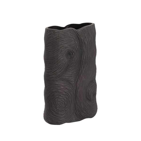 Atlas Ragan Vase Set of 2 - Sculptural Metal Vases in Oil Rubbed Bronze for Modern Home Decor & Centerpieces AC11546-01S