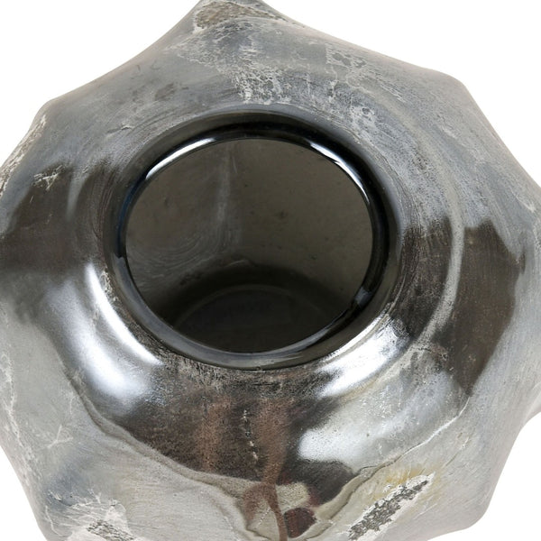 Atlas Regard Vase - Small Decorative Accent with Irregular Spherical Design and Metallic Finish for Elegance AC11554-01