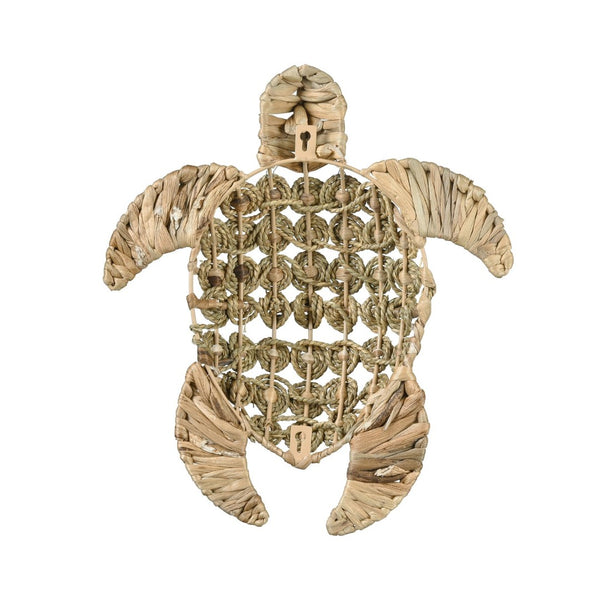 Atlas Ridley Turtle Object - Handcrafted Seagrass Sculpture for Coastal Home Decor and Natural Style Small Natural AC11557-01
