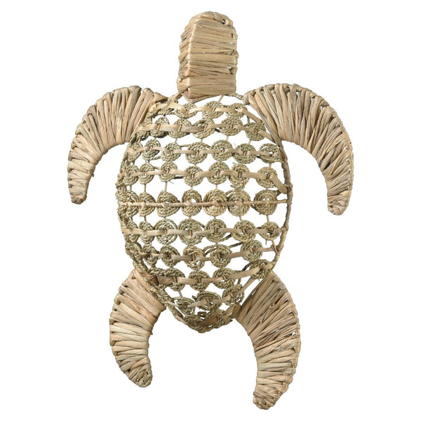 Atlas Ridley Turtle Object - Handcrafted Seagrass Sculpture for Coastal Home Decor and Natural Style Large Natural AC11557-02