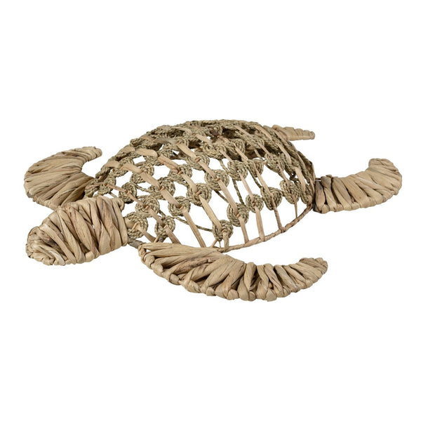 Atlas Ridley Turtle Object - Handcrafted Seagrass Sculpture for Coastal Home Decor and Natural Style Large Natural AC11557-02