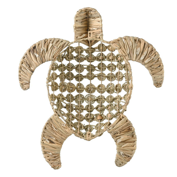 Atlas Ridley Turtle Object - Handcrafted Seagrass Sculpture for Coastal Home Decor and Natural Style Large Natural AC11557-02