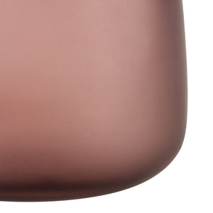 Atlas Riven Vase - Elegant Matte Glass Accent for Timeless Home Decor and Stylish Tabletop Arrangements Small AC11559-01