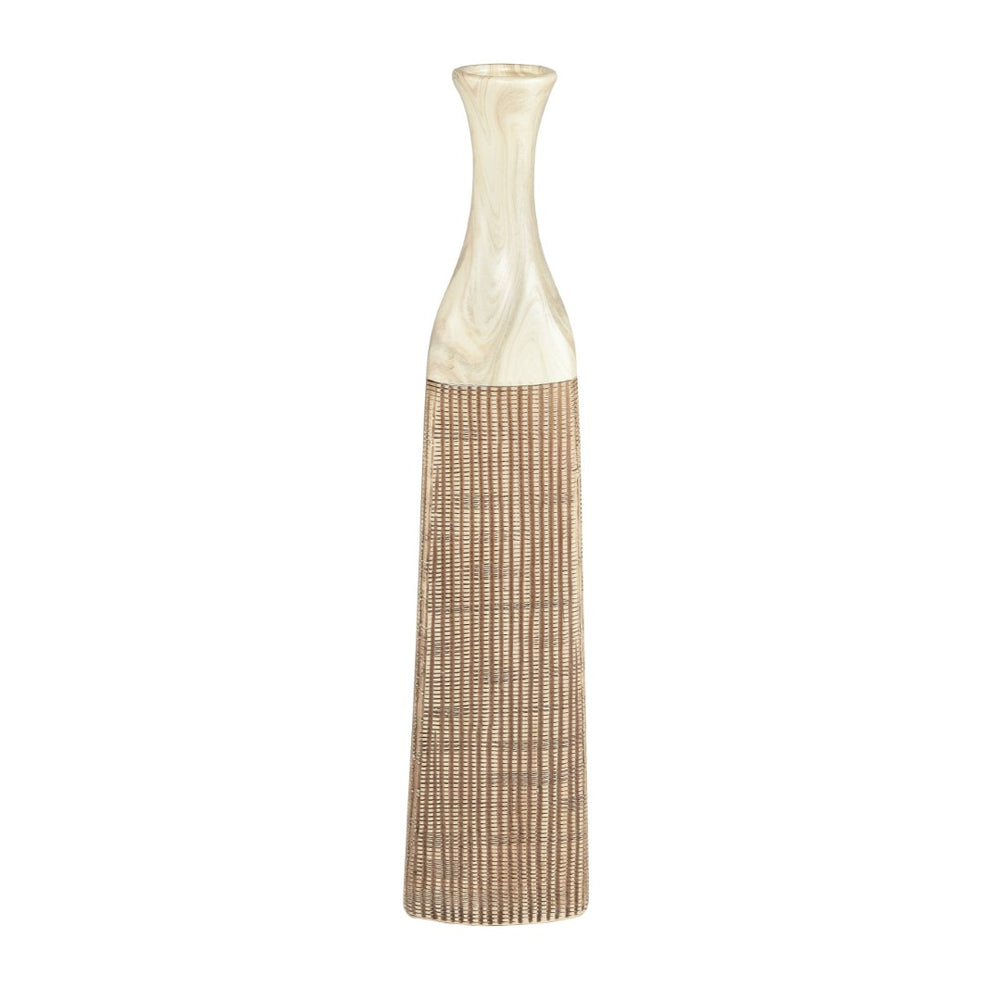 Atlas Rollins Medium Vase - Elegant Earthenware Accent with Rustic Texture for Modern Home Decor AC11564-01