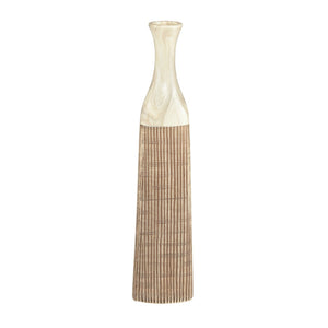 Atlas Rollins Medium Vase - Elegant Earthenware Accent with Rustic Texture for Modern Home Decor AC11564-01