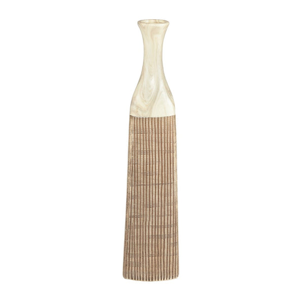 Atlas Rollins Medium Vase - Elegant Earthenware Accent with Rustic Texture for Modern Home Decor AC11564-01