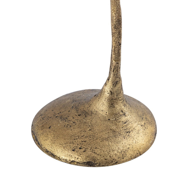 Atlas Rosen Candleholder Set of 3 - Elegant Brass Finish Taper Holders for Dining Tables & Decor AC11565-01S