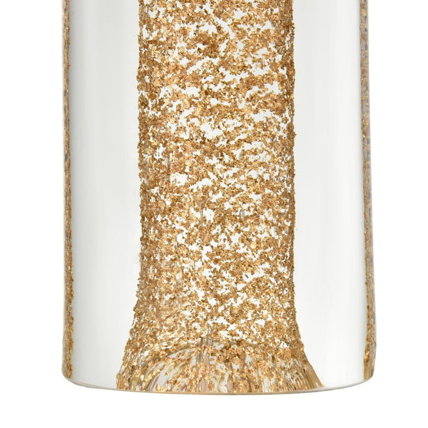 Atlas Sally Candleholder - Elegant Glass Accent with Gold Flecks for Ambiance in Modern and Classic Decor Large AC11570-02