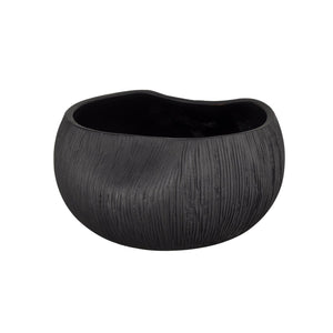 Atlas Scribing Votive - Modern Matte Black Earthenware Accent for Home Décor, Tealights & Succulents AC11573-01