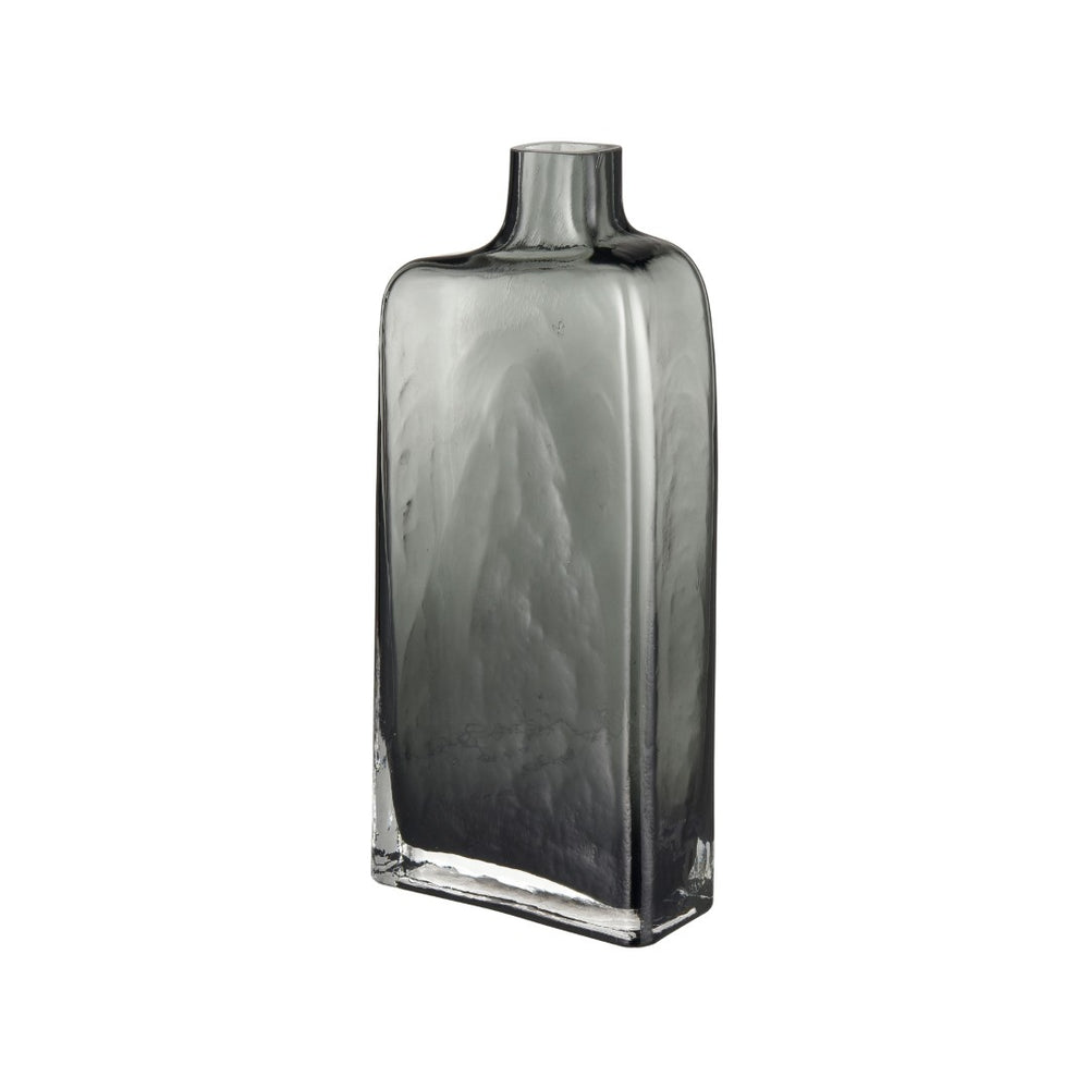 Atlas Sellen Vase - Sculptural Glass Accent with Smoky Gradient Finish for Modern Home Décor Elegance Medium AC11576-01