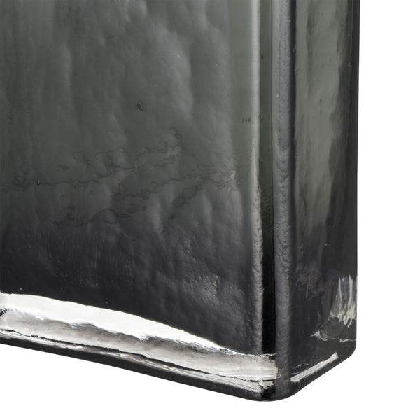 Atlas Sellen Vase - Sculptural Glass Accent with Smoky Gradient Finish for Modern Home Décor Elegance Medium AC11576-01