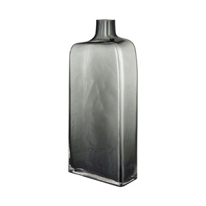 Atlas Sellen Vase - Sculptural Glass Accent with Smoky Gradient Finish for Modern Home Décor Elegance Tall AC11576-02