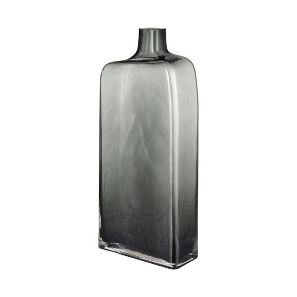 Atlas Sellen Vase - Sculptural Glass Accent with Smoky Gradient Finish for Modern Home Décor Elegance Tall AC11576-02
