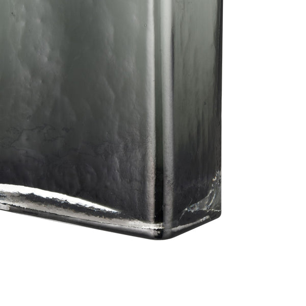 Atlas Sellen Vase - Sculptural Glass Accent with Smoky Gradient Finish for Modern Home Décor Elegance Tall AC11576-02