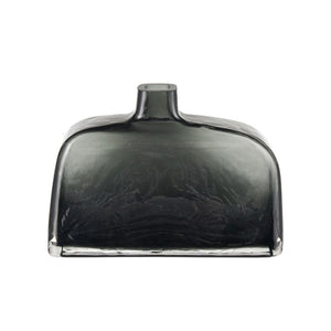 Atlas Sellen Vase - Sculptural Glass Accent with Smoky Gradient Finish for Modern Home Décor Elegance Short AC11577-01