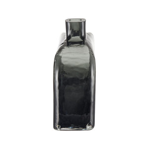 Atlas Sellen Vase - Sculptural Glass Accent with Smoky Gradient Finish for Modern Home Décor Elegance Short AC11577-01