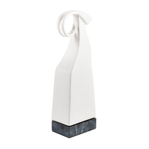 Atlas Serengeti Ram Sculpture - Modern Matte Earthenware Accent for Home Decor & Stylish Spaces AC11579-01