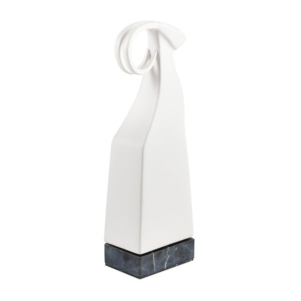 Atlas Serengeti Ram Sculpture - Modern Matte Earthenware Accent for Home Decor & Stylish Spaces AC11579-01