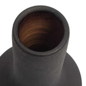 Atlas Shadow Vase - Handcrafted Minimalist Accent for Modern Décor, Ideal for Stylish Home Interiors Medium Matte Black AC11583-01