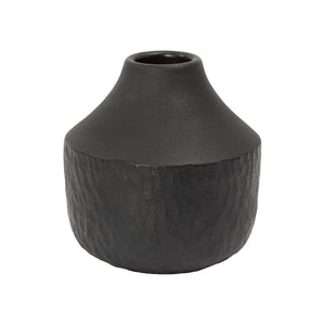 Atlas Shadow Vase - Handcrafted Minimalist Accent for Modern Décor, Ideal for Stylish Home Interiors Small Matte Black AC11584-01