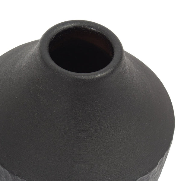 Atlas Shadow Vase - Handcrafted Minimalist Accent for Modern Décor, Ideal for Stylish Home Interiors Small Matte Black AC11584-01