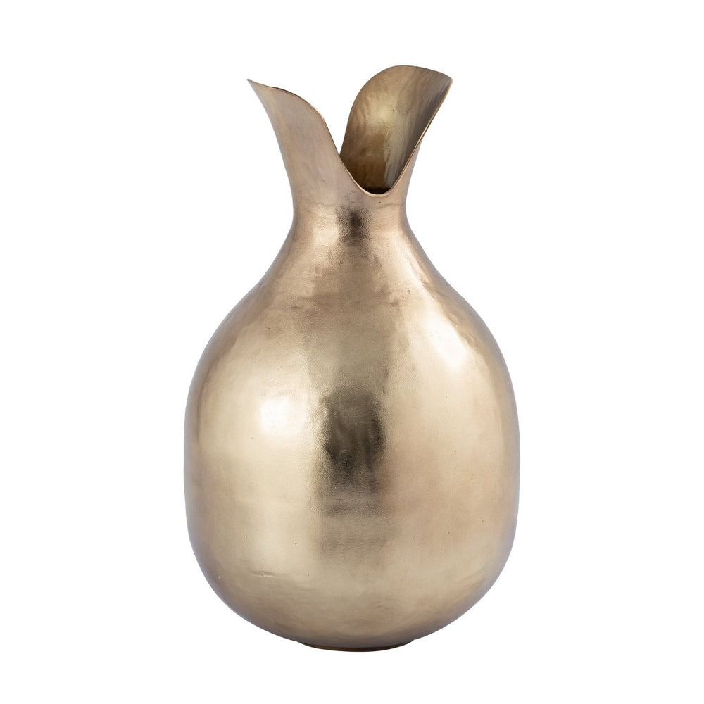 Atlas Shaffer Vase - Elegant Decorative Accessory with Timeless Gourd Shape for Sophisticated Interiors Large Brass AC11585-01